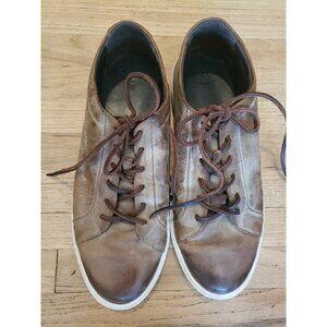 Freebird By Steven Newport Mens Size 11 Sneakers Shoes Brown Distressed Leather